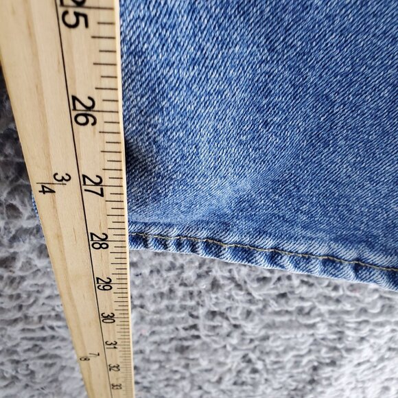 Old Navy Jeans Womens 18 Blue Sky-High Wide Leg Distressed Cotton Denim - Picture 7 of 12